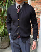 Shelton - Knit Ribbed Cardigan
