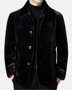 Percy - Reversible Mink Wool Coat