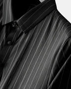 Ricco - Ice Silk Stripes Casual Set