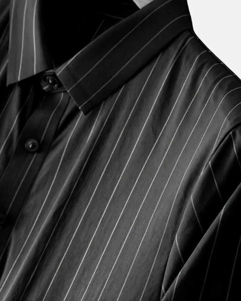 Ricco - Ice Silk Stripes Casual Set