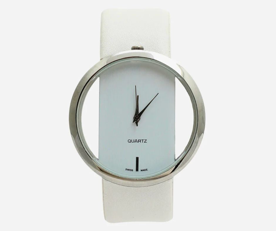 Lucy | Transparent Dial Quartz Watch for Women for Sleek and Modern Look