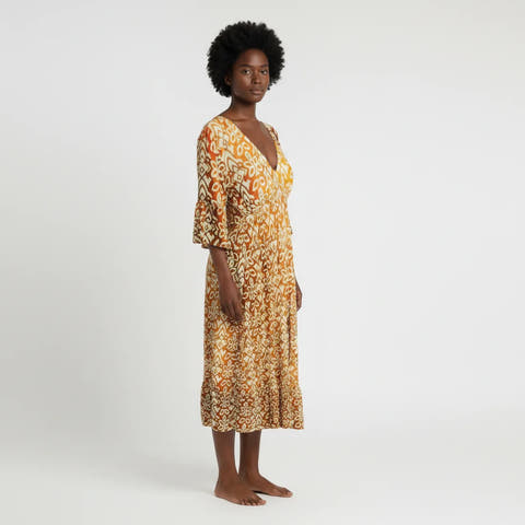 Women’s Boho Dress with Vibrant Style