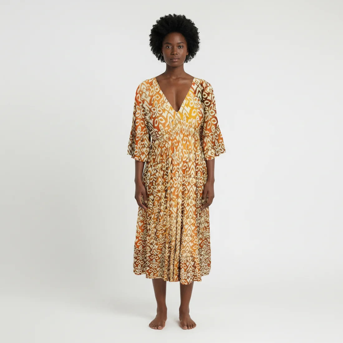 Women’s Boho Dress with Vibrant Style