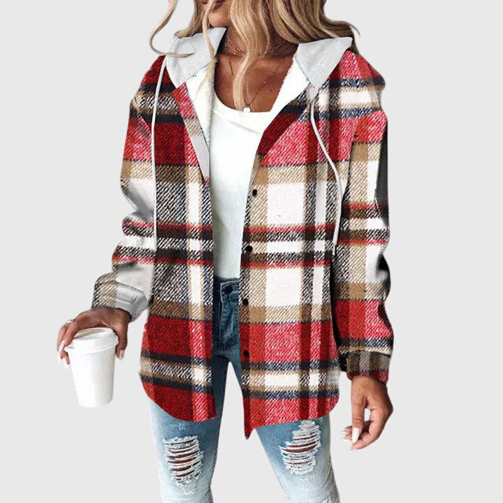 Aiden | Women's mesh jacket with button placket