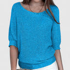 Lilibeth Soft-Drape Batwing Sweater