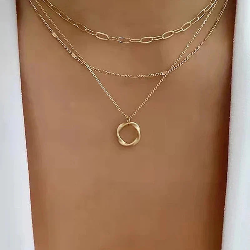 Alexis | Layered Pendant Necklace for Women for Vintage Radiant Style