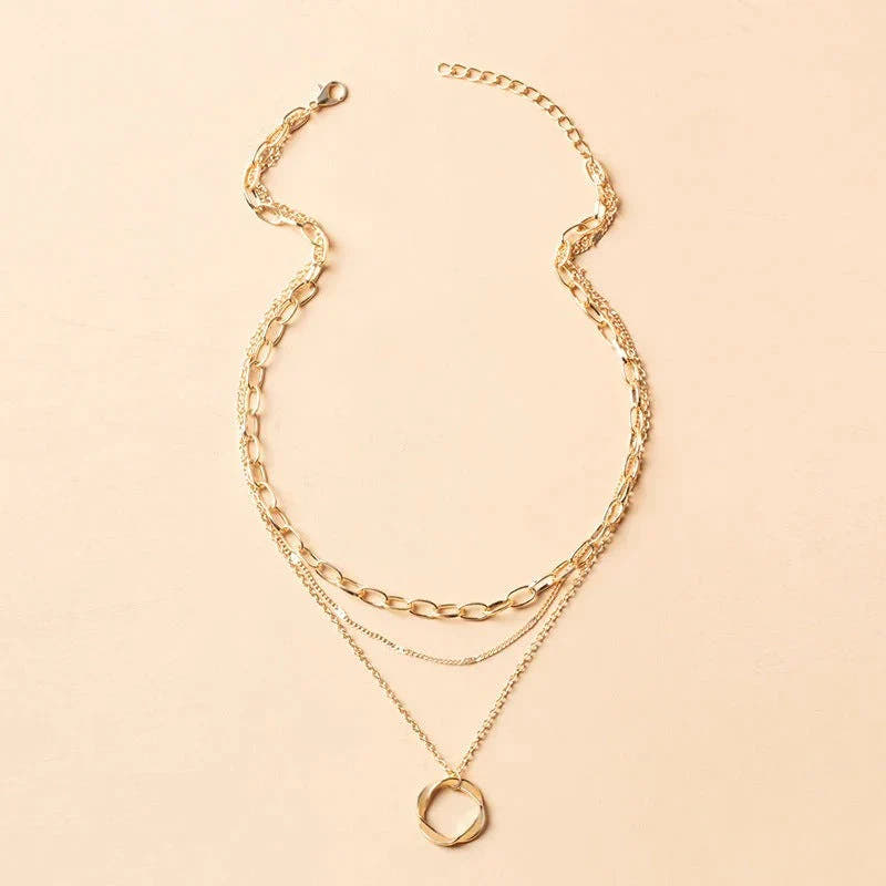 Alexis | Layered Pendant Necklace for Women for Vintage Radiant Style