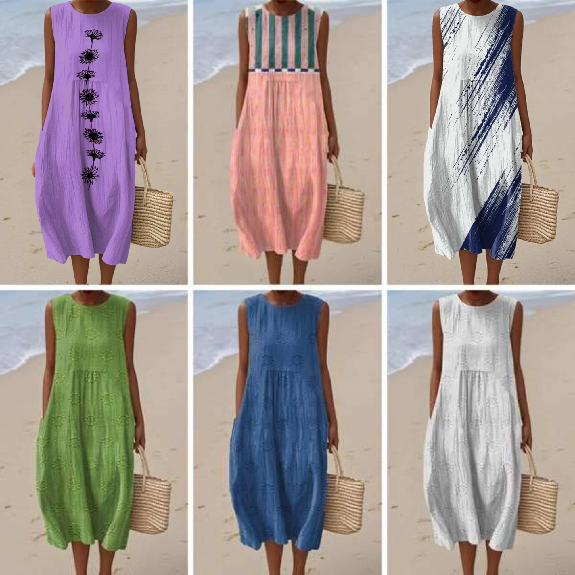 Charmaine Delicate Botanical Midi Dress