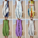 Becky Leaf Breeze Relaxed Midi Dress