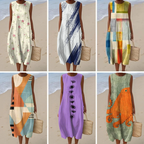 Blake Cream Shade Pink Blossoms Midi Dress