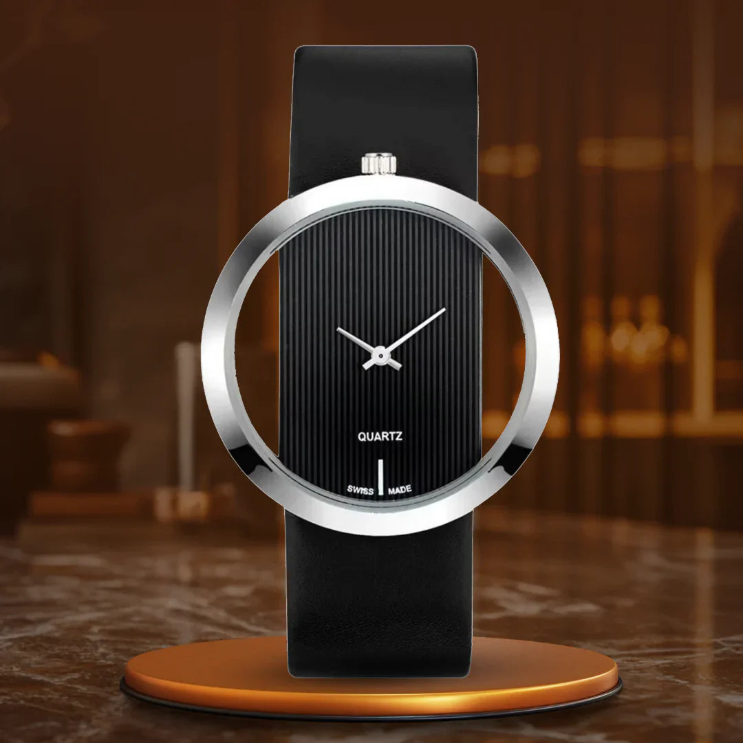 Lucy | Transparent Dial Quartz Watch for Women for Sleek and Modern Look