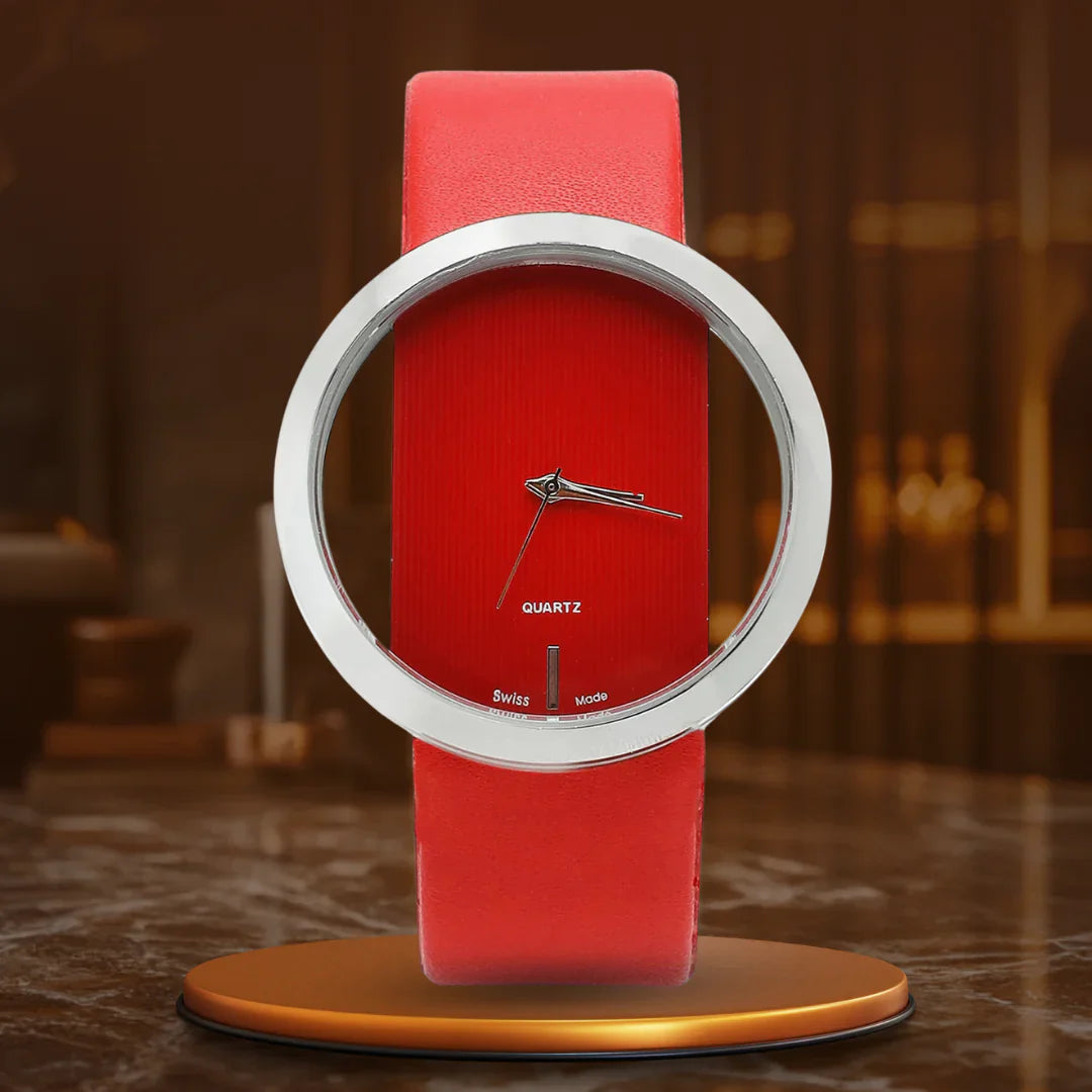 Lucy | Transparent Dial Quartz Watch for Women for Sleek and Modern Look