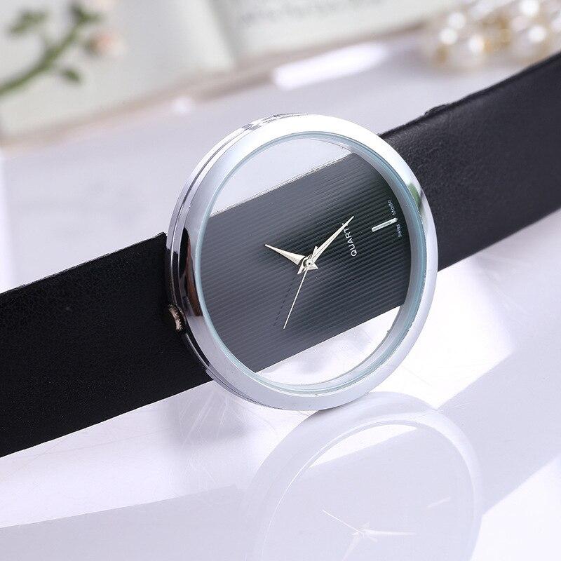 Lucy | Transparent Dial Quartz Watch for Women for Sleek and Modern Look