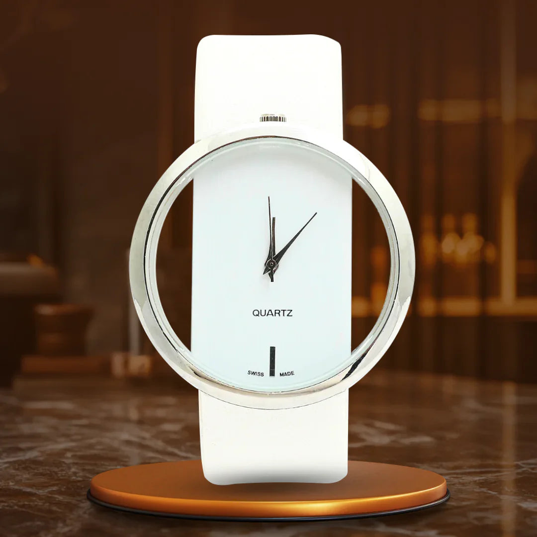 Lucy | Transparent Dial Quartz Watch for Women for Sleek and Modern Look