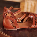 STRAPPY FLAT SANDALS