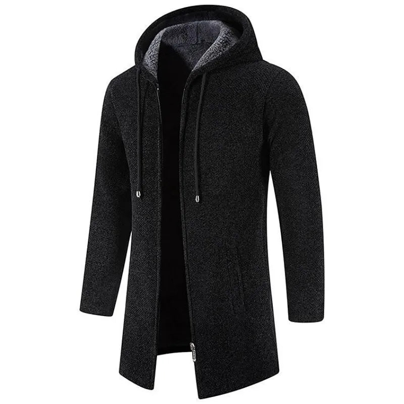 Oliver Warm-Lined Zip Hooded Cardigan