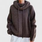 Miley Relaxed-Hood Soft-Flow Hoodie