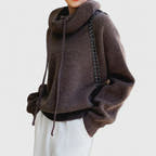 Miley Relaxed-Hood Soft-Flow Hoodie