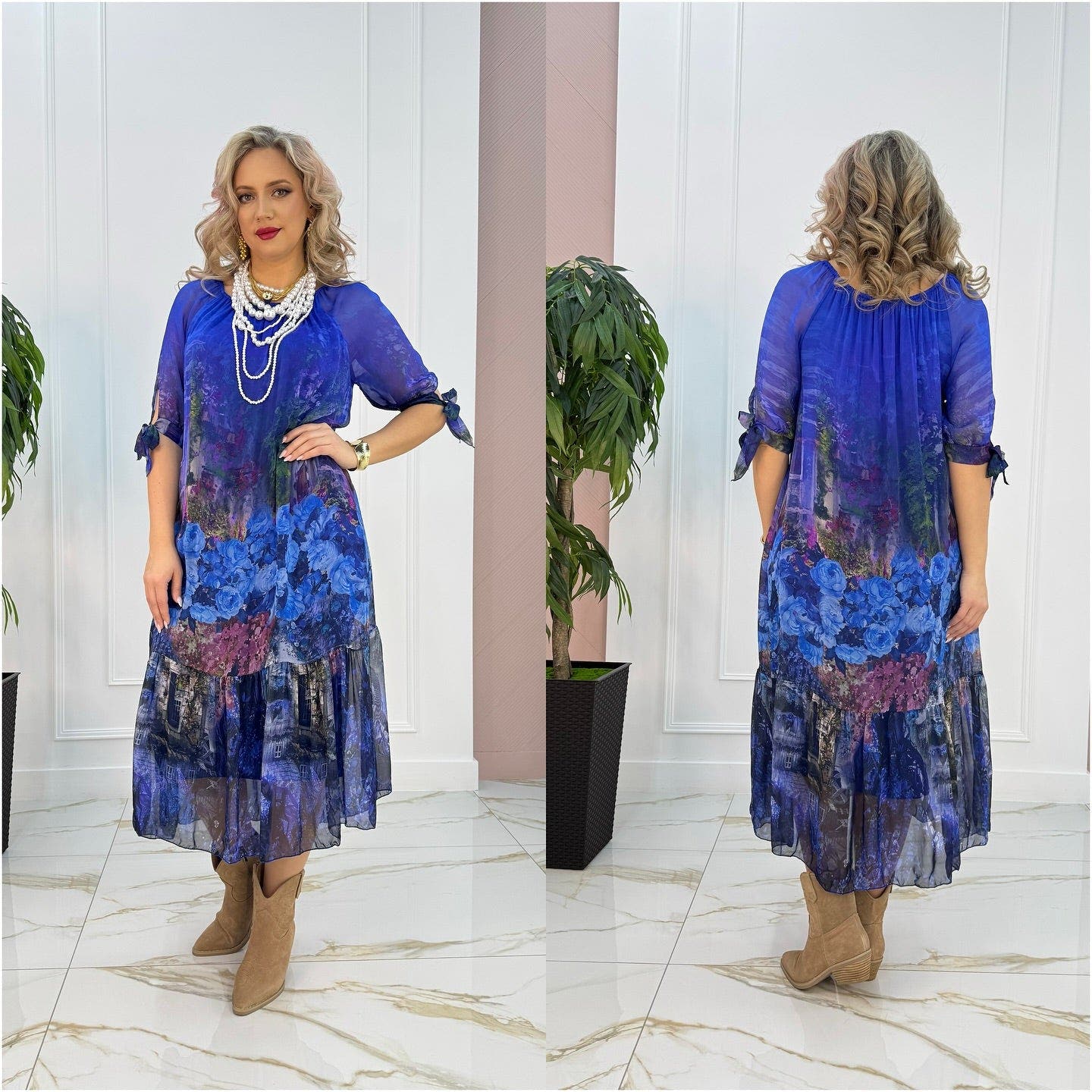 Eliana - Airy and Breathable Midi Dress