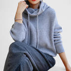 Miley Relaxed-Hood Soft-Flow Hoodie