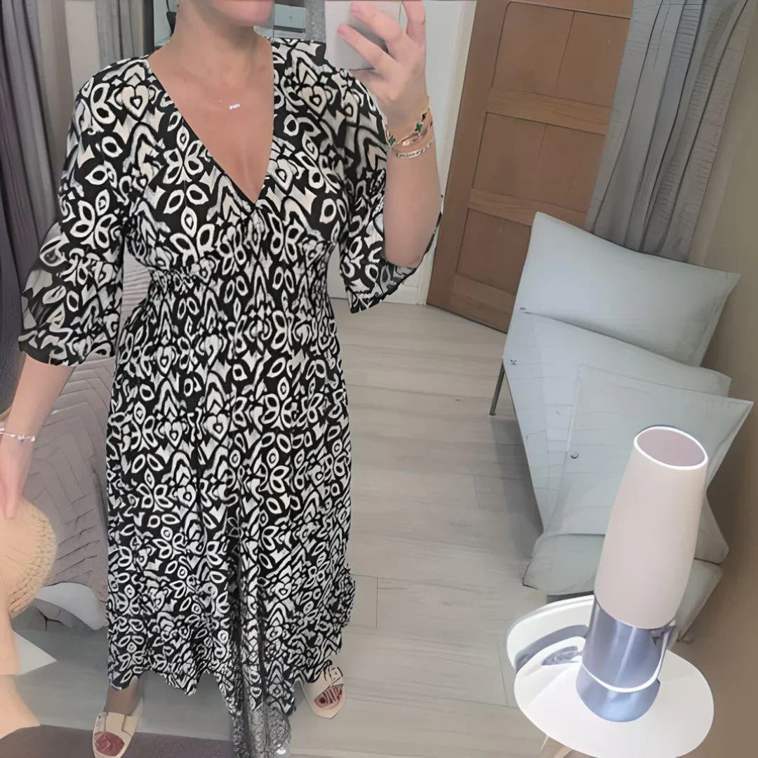 Women’s Boho Dress with Vibrant Style