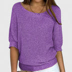 Lilibeth Soft-Drape Batwing Sweater