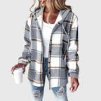 Aiden | Women's mesh jacket with button placket