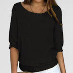 Lilibeth Soft-Drape Batwing Sweater