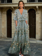 Adina Elegant Belted Boho Dress