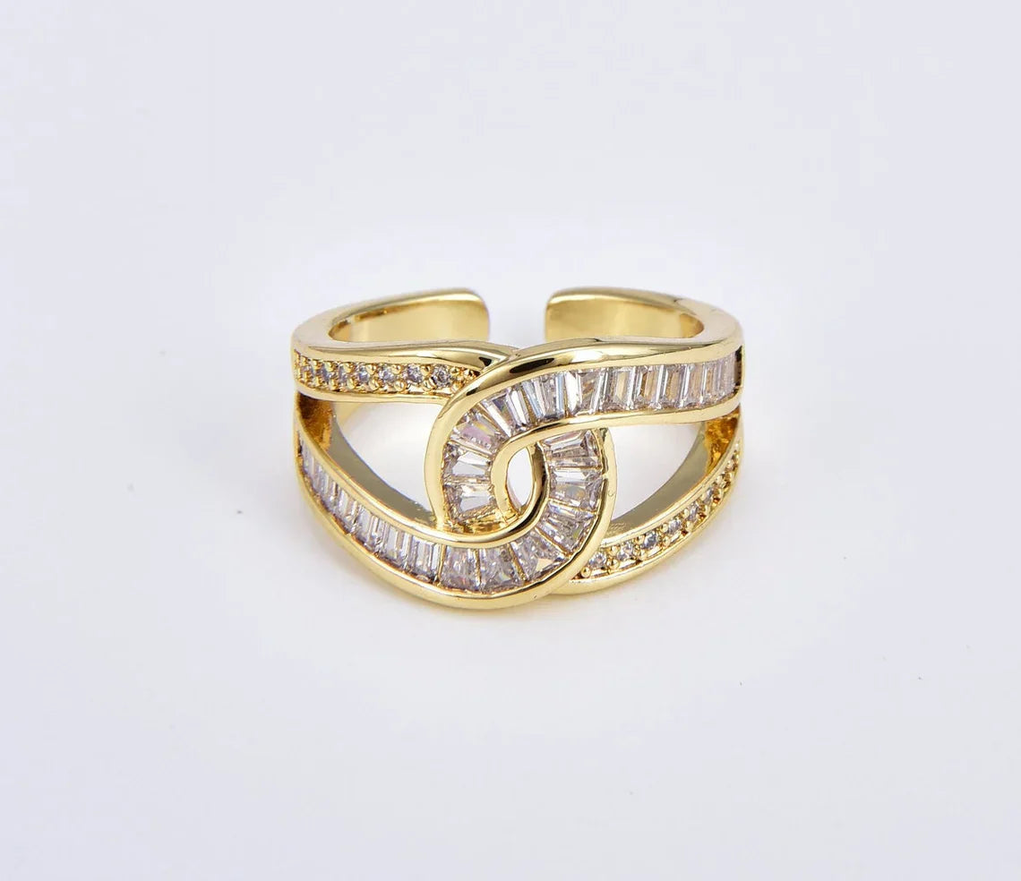 Chelsea | Knotted Adjustable Ring for Women for Versatile Elegance