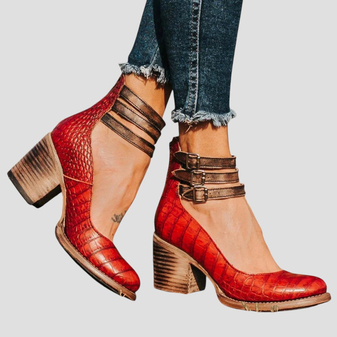 Avery Boot with Adjustable Straps and Cushioned Comfort