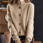 Aimee | Knit Cardigan for Women with Vintage Collar