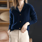 Aimee | Knit Cardigan for Women with Vintage Collar