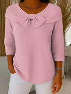 Sloane Soft Knit Bow Detail Sweater