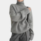 Maya Sweater Soft Knit Oversized Turtleneck