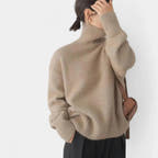 Maya Sweater Soft Knit Oversized Turtleneck