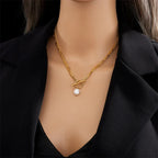 Faith | French Pearl Pendant Necklace for Women for Pure Genuine Charm
