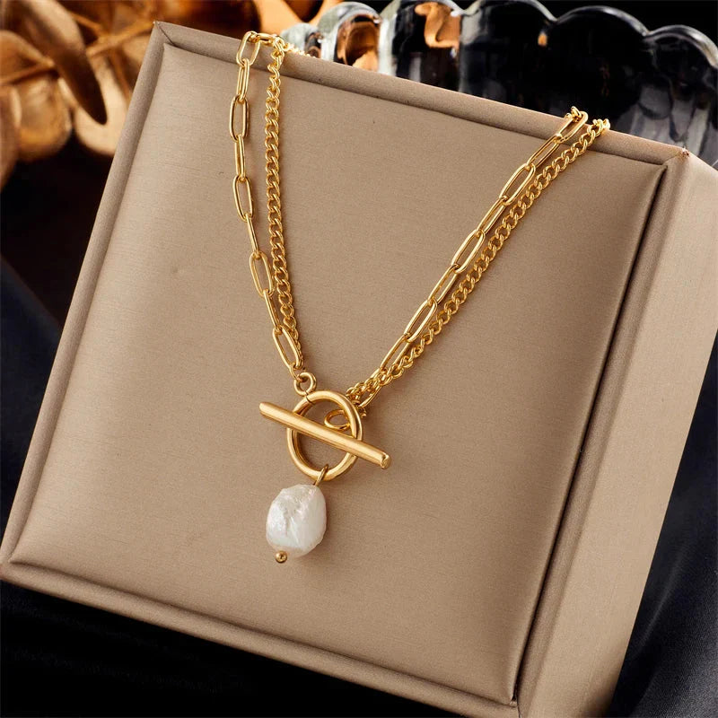 Faith | French Pearl Pendant Necklace for Women for Pure Genuine Charm
