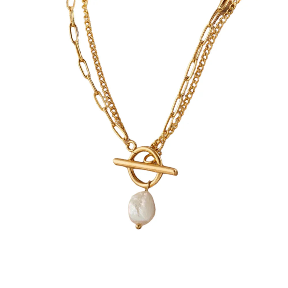 Faith | French Pearl Pendant Necklace for Women for Pure Genuine Charm