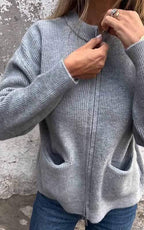 Marcia™ - Cozy Zip-Up Sweater