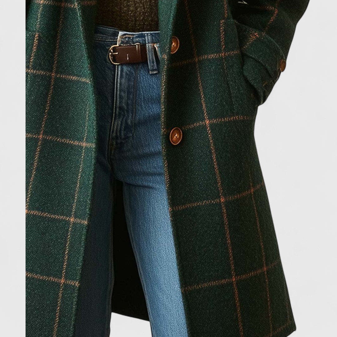 Fiona – Classic Check Coat