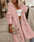 Jelone - Extended Length Hooded Cardigan