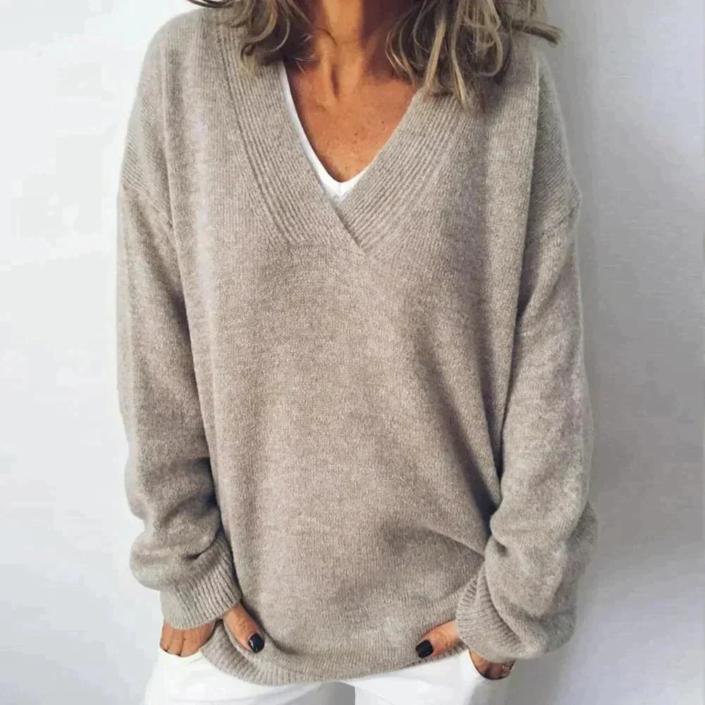 Monika - V-Neck Pullover