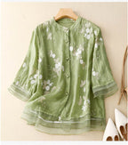 Amara | Embroidered Blouse for Women with Timeless Elegance