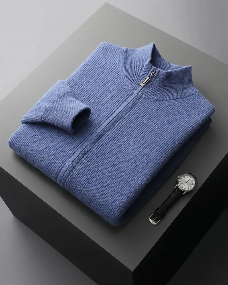 Rayne - Cashmere Zip-Up Sweater