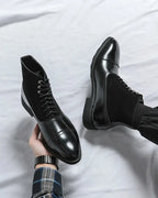 Barrett - Lace-Up Booties