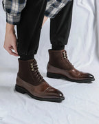 Barrett - Lace-Up Booties