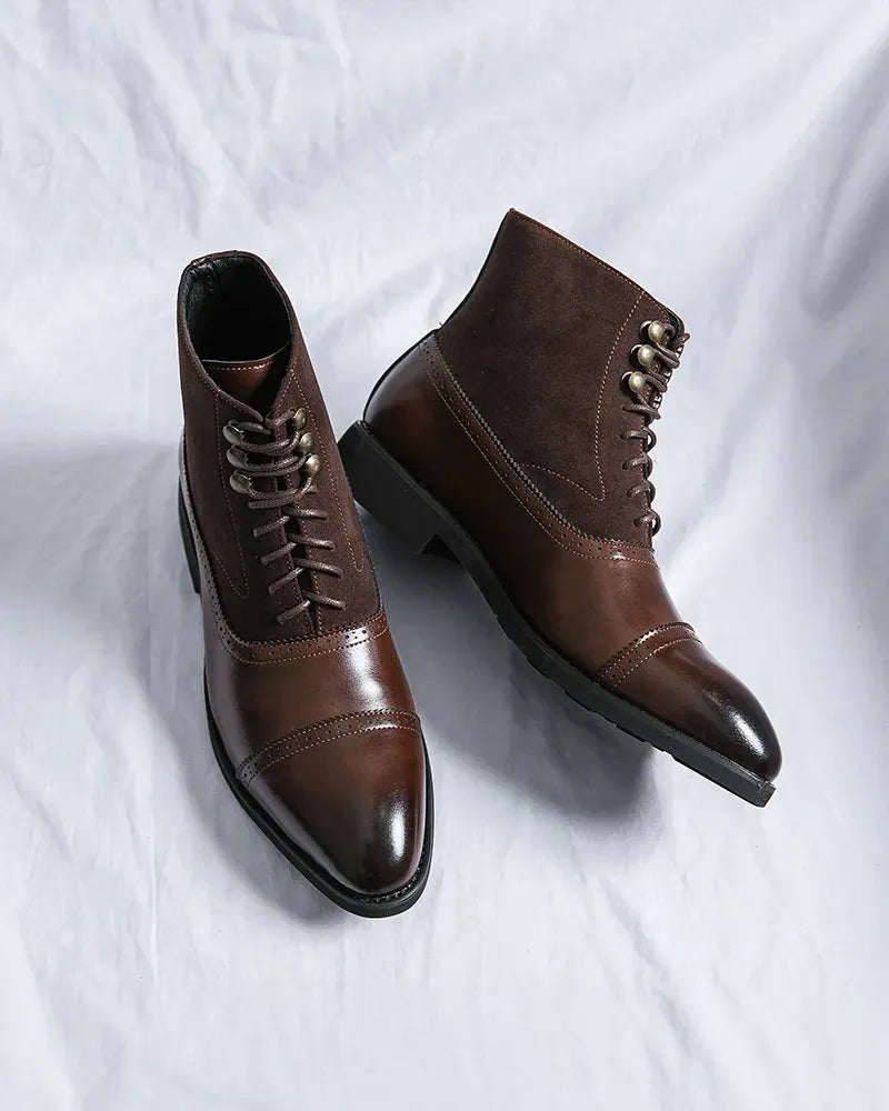 Barrett - Lace-Up Booties