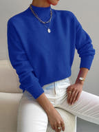 Zen Mock Turtleneck Knitted Sweater