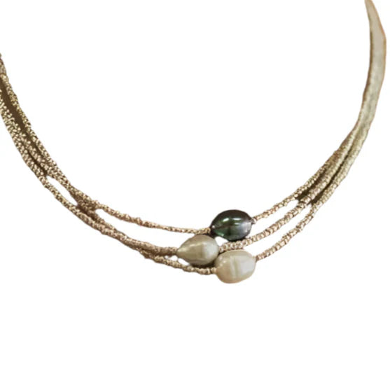 Chantelle | Vintage Pearl Necklace for Women for Unique Lustrous Beauty